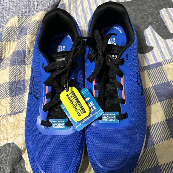 Skechers  Blue and Black Sneakers - Picture 1 of 4